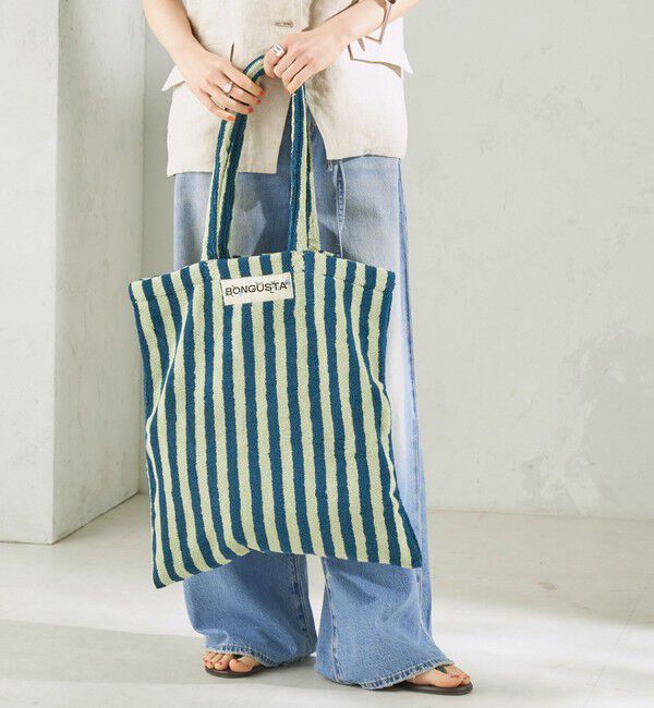 SHIPS for women「BONGUSTA: NARAM TOTE」|トートバッグ|グリーン