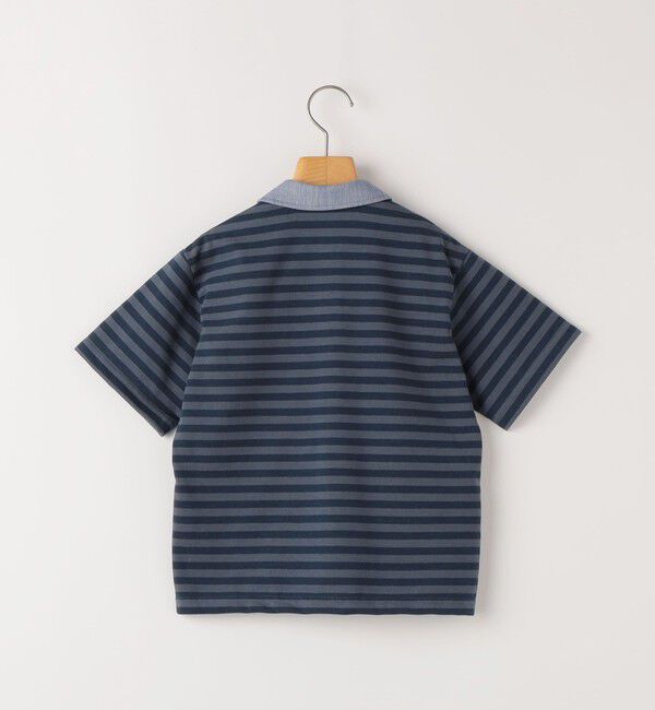 SHIPS KIDS「THYARD:100～130cm / ボーダー ポロシャツ」|ポロシャツ|