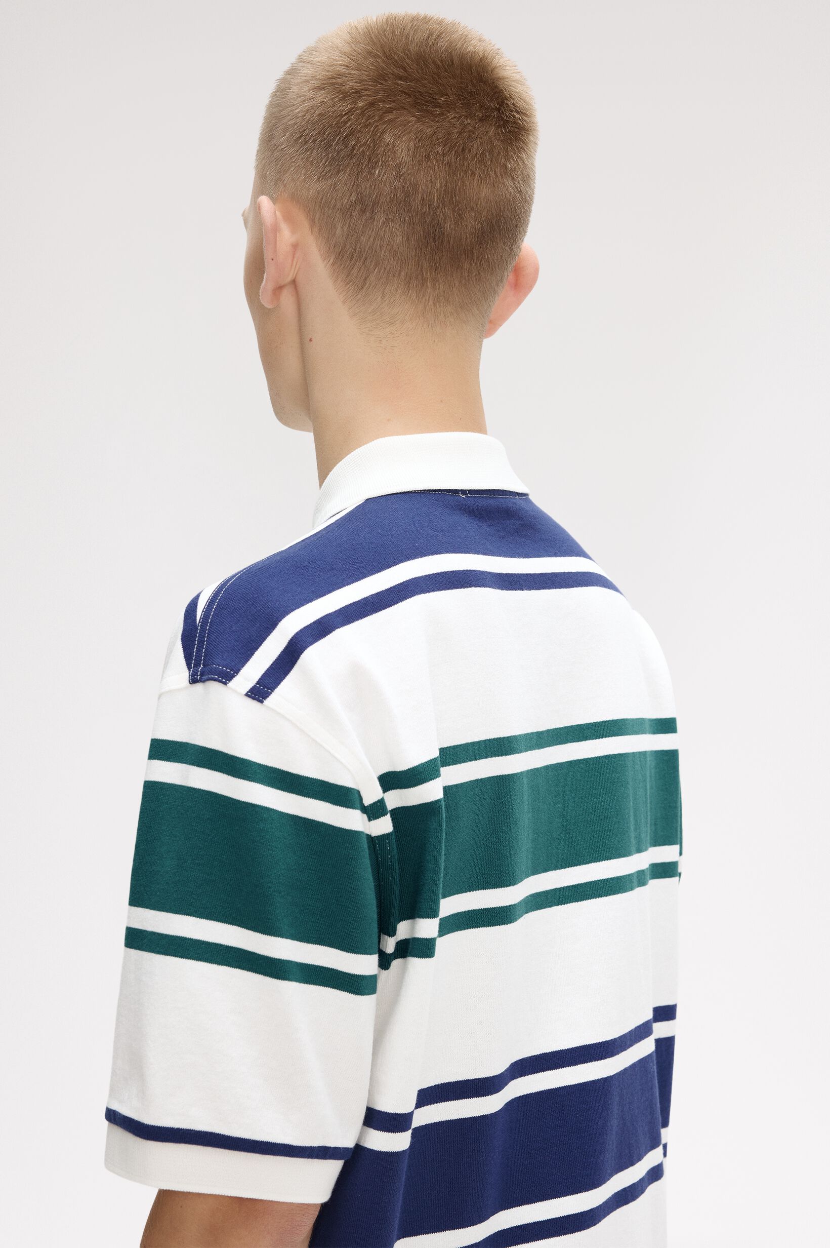 FRED PERRY 「RELAXED STRIPED POLO SHIRT／リラックスストライプポロシャツ」|ポロシャツ|