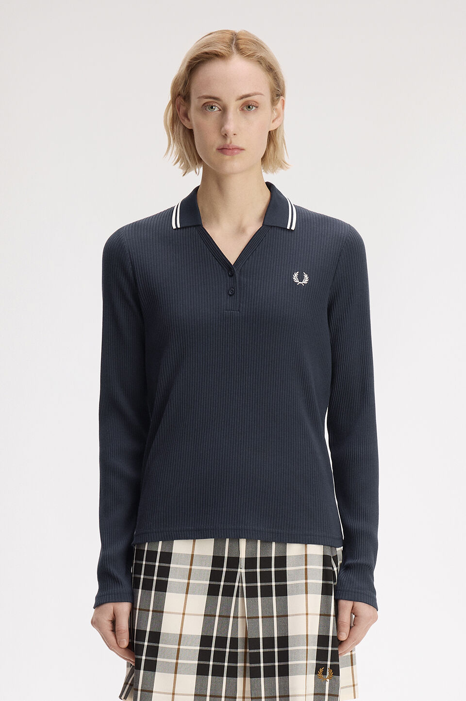FRED PERRY 「FRED PERRY／Twin Tipped Ribbed Polo Shirt／ツインティップリブポロシャツ」|ポロシャツ|