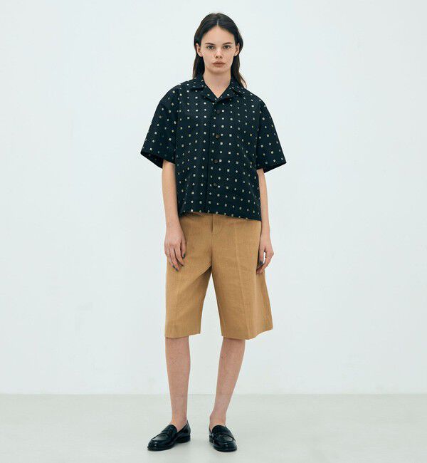 Edition「edition pourell リネン タックショートパンツ」|その他|