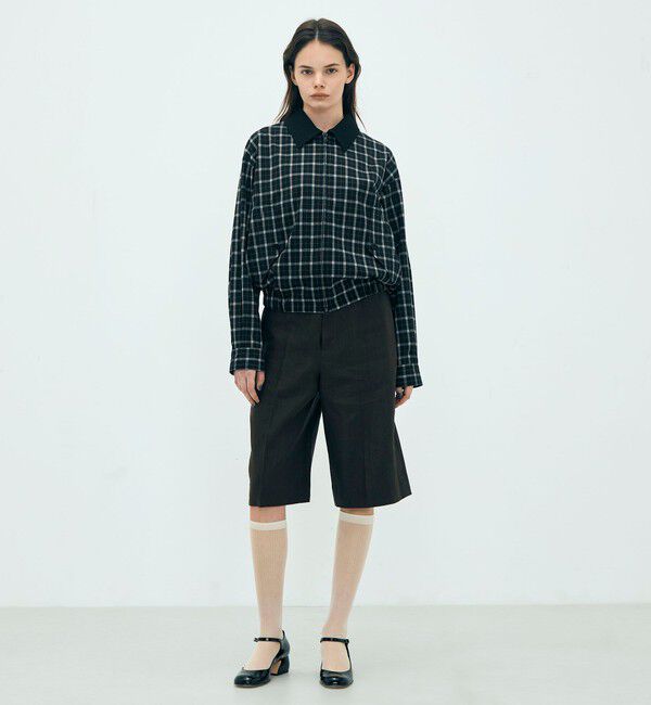 Edition「edition pourell リネン タックショートパンツ」|その他|