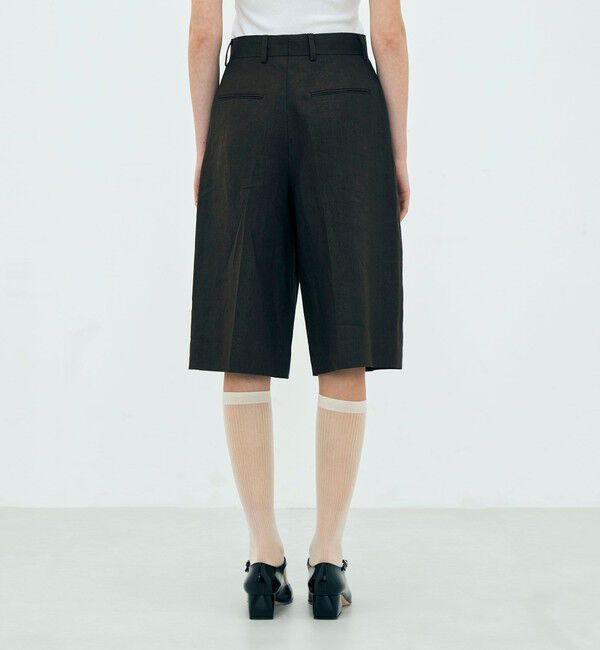 Edition「edition pourell リネン タックショートパンツ」|その他|