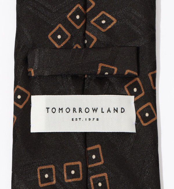 TOMORROWLAND GOODS「TOMORROWLAND シルクプリント 小紋柄ネクタイ」|ネクタイ・蝶ネクタイ|