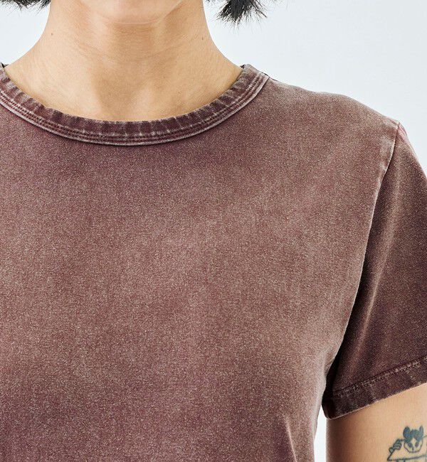 Edition「ストレッチコットンガーメントダイ プルオーバー」|Tシャツ・カットソー|