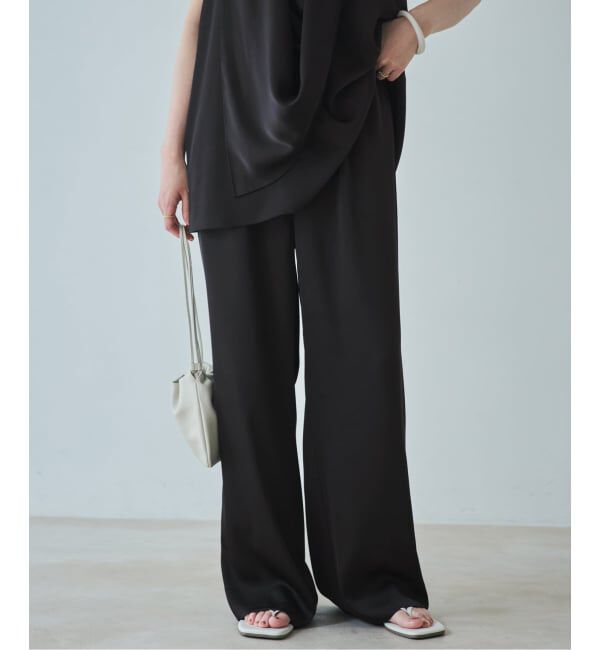 Plage「dull satin straight パンツ」|その他|