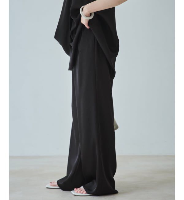 Plage「dull satin straight パンツ」|その他|