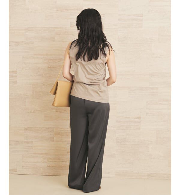 Plage「dull satin straight パンツ」|その他|