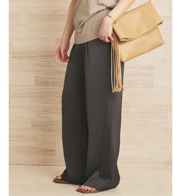 Plage「dull satin straight パンツ」|その他|