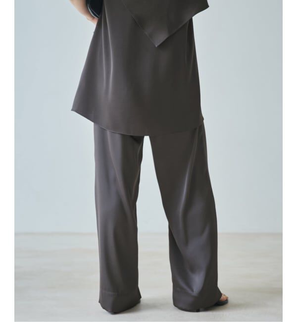 Plage「dull satin straight パンツ」|その他|
