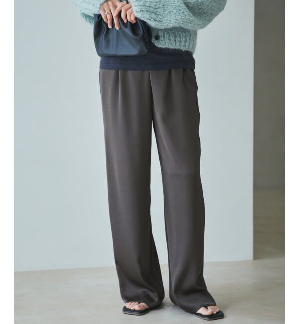 Plage「dull satin straight パンツ」|その他|
