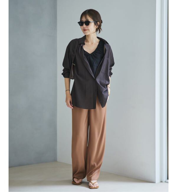 Plage「dull satin straight パンツ」|その他|