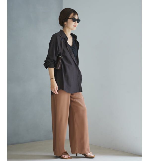Plage「dull satin straight パンツ」|その他|