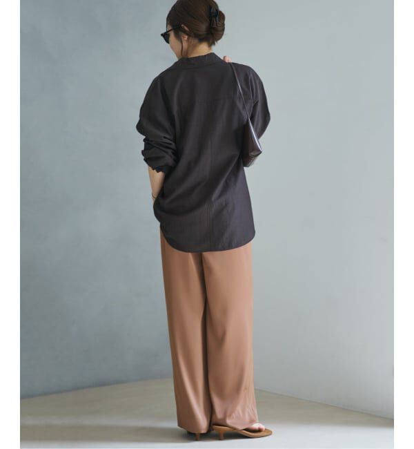 Plage「dull satin straight パンツ」|その他|