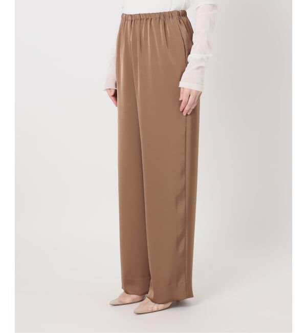 Plage「dull satin straight パンツ」|その他|