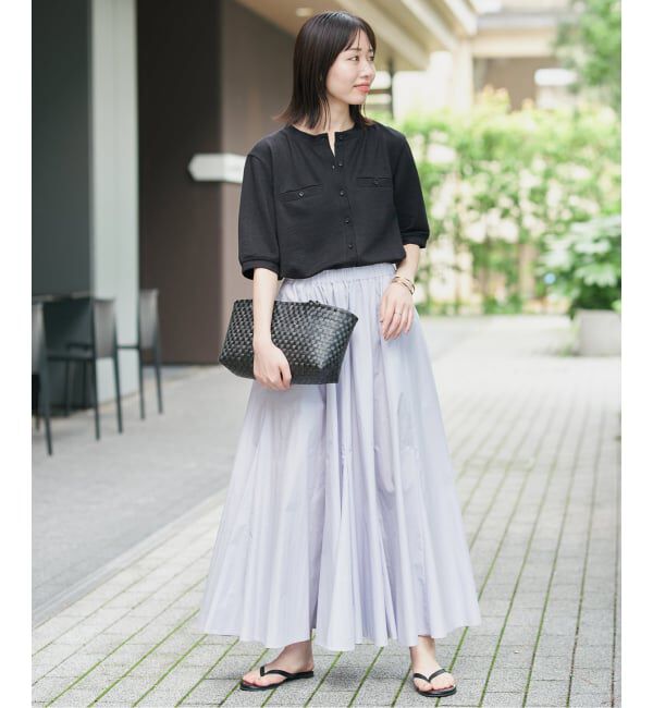 SLOBE IENA「《WEB限定カラーあり》スラブテレコSSカーディガン」|カーディガン|