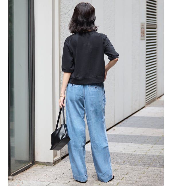 SLOBE IENA「《WEB限定カラーあり》スラブテレコSSカーディガン」|カーディガン|