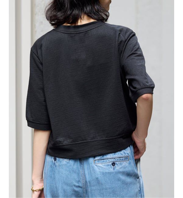 SLOBE IENA「《WEB限定カラーあり》スラブテレコSSカーディガン」|カーディガン|