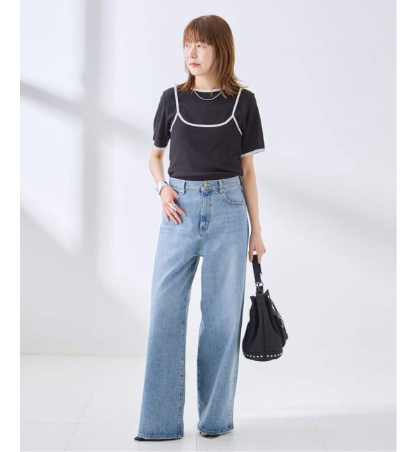 journal standard L'essage「DRY RIB セットアップトリム」|Tシャツ・カットソー|