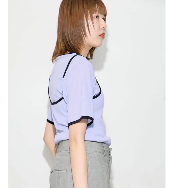 journal standard L'essage「DRY RIB セットアップトリム」|Tシャツ・カットソー|