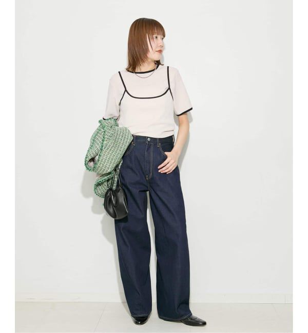 journal standard L'essage「DRY RIB セットアップトリム」|Tシャツ・カットソー|