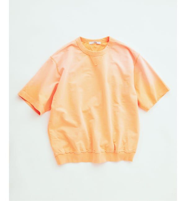JOURNAL STANDARD relume「ラフカット ミニ裏毛 半袖スウェット」|Tシャツ・カットソー|オレンジ B