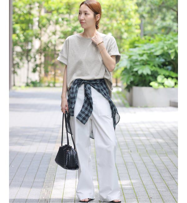 JOURNAL STANDARD relume「《追加》オーガニックコットン汗染み防止2WAY TEE」|Tシャツ・カットソー|