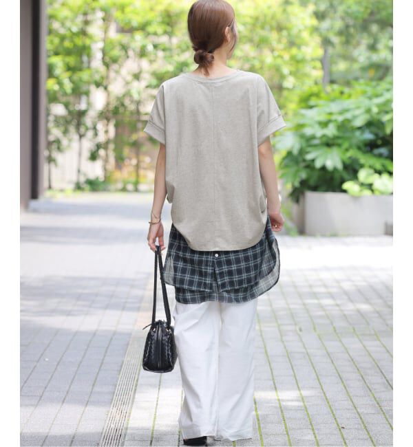 JOURNAL STANDARD relume「《追加》オーガニックコットン汗染み防止2WAY TEE」|Tシャツ・カットソー|