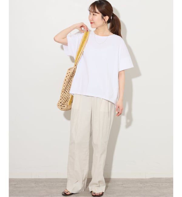 JOURNAL STANDARD relume「《追加》オーガニックコットン汗染み防止2WAY TEE」|Tシャツ・カットソー|