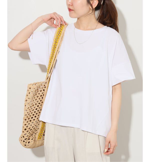JOURNAL STANDARD relume「《追加》オーガニックコットン汗染み防止2WAY TEE」|Tシャツ・カットソー|