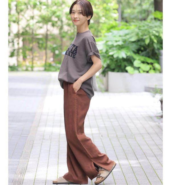 JOURNAL STANDARD relume「《一部WEB限定追加7》麻スリットイージーパンツ」|その他|