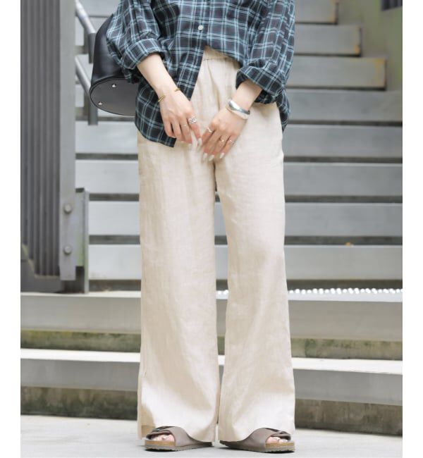 JOURNAL STANDARD relume「《一部WEB限定追加7》麻スリットイージーパンツ」|その他|
