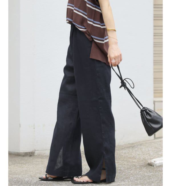 JOURNAL STANDARD relume「《一部WEB限定追加7》麻スリットイージーパンツ」|その他|
