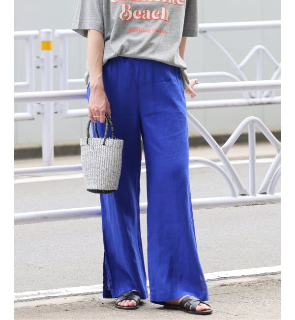 JOURNAL STANDARD relume「《一部WEB限定追加7》麻スリットイージーパンツ」|その他|