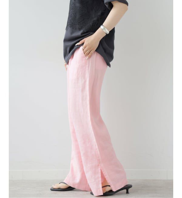 JOURNAL STANDARD relume「《一部WEB限定追加7》麻スリットイージーパンツ」|その他|