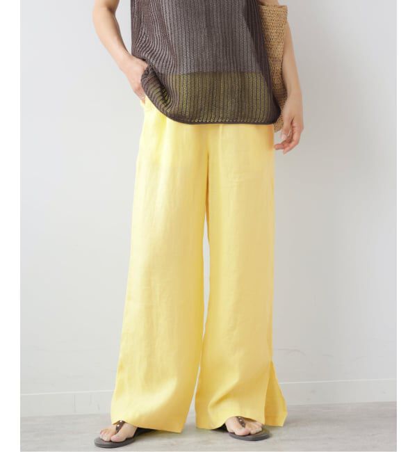 JOURNAL STANDARD relume「《一部WEB限定追加7》麻スリットイージーパンツ」|その他|