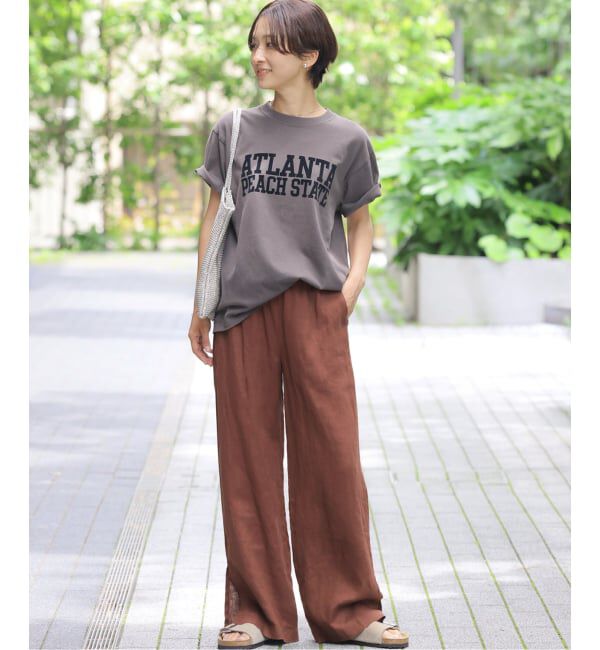 JOURNAL STANDARD relume「《一部WEB限定追加7》麻スリットイージーパンツ」|その他|