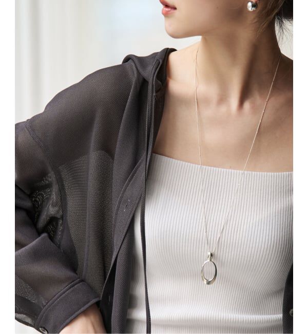NOBLE「Nina&Jules/ニナ・エ・ジュールOval Pendant necklace 70cm」|ネックレス|