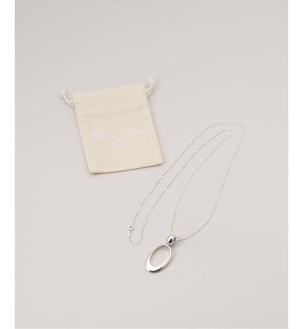 NOBLE「Nina&Jules/ニナ・エ・ジュールOval Pendant necklace 70cm」|ネックレス|