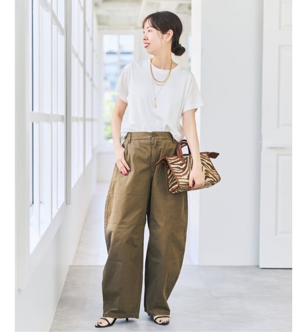 Spick and Span「汗染み防止ファインコットンTシャツ」|Tシャツ・カットソー|
