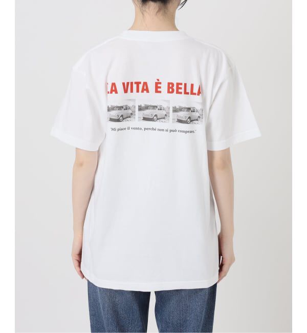 Spick and Span「《追加》バックフォトプリントT」|Tシャツ・カットソー|