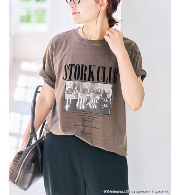 Spick and Span「《別注》GOOD ROCK SPEED / グッドロックスピード LPC S/S TEE」|Tシャツ・カットソー|ブラウン
