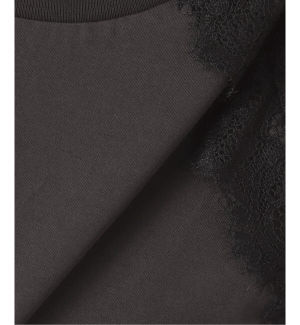 Spick and Span「レースコンビフレンチスリーブTシャツ」|Tシャツ・カットソー|