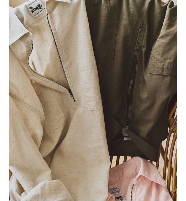 FRAMeWORK「PAYDAY&times;HOWIECLOTHING&times;FRAMeWORK HALF ZIP シャツ」|シャツ・ブラウス|