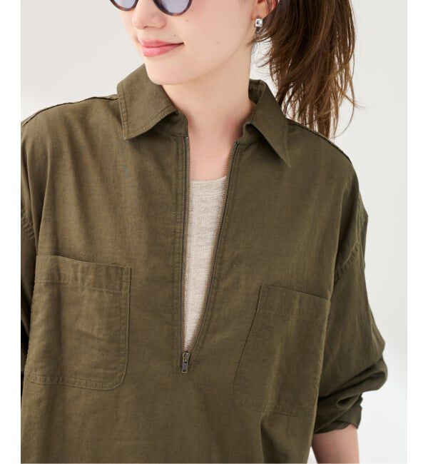 FRAMeWORK「PAYDAY&times;HOWIECLOTHING&times;FRAMeWORK HALF ZIP シャツ」|シャツ・ブラウス|