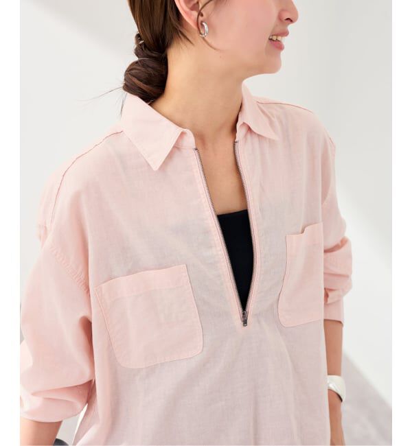 FRAMeWORK「PAYDAY&times;HOWIECLOTHING&times;FRAMeWORK HALF ZIP シャツ」|シャツ・ブラウス|