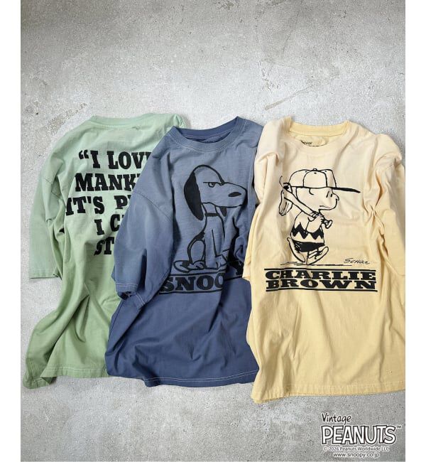 FRAMeWORK「JOHNBULL/ジョンブル PEANUTS CHARLIE BROWN TEE」|Tシャツ・カットソー|