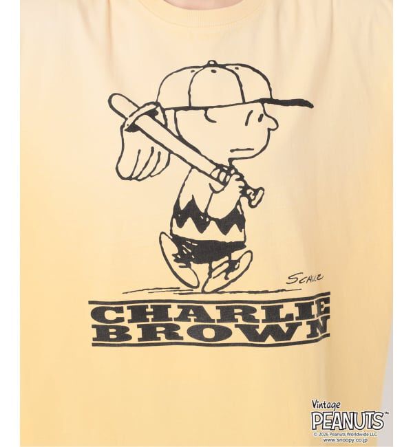 FRAMeWORK「JOHNBULL/ジョンブル PEANUTS CHARLIE BROWN TEE」|Tシャツ・カットソー|