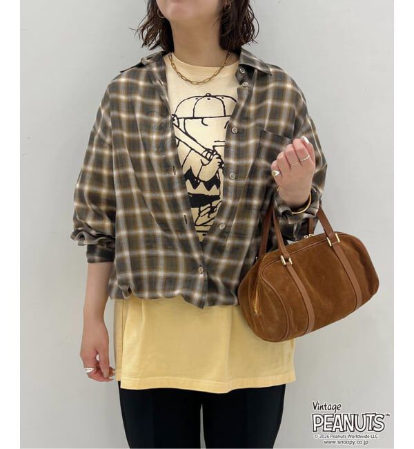 FRAMeWORK「JOHNBULL/ジョンブル PEANUTS CHARLIE BROWN TEE」|Tシャツ・カットソー|