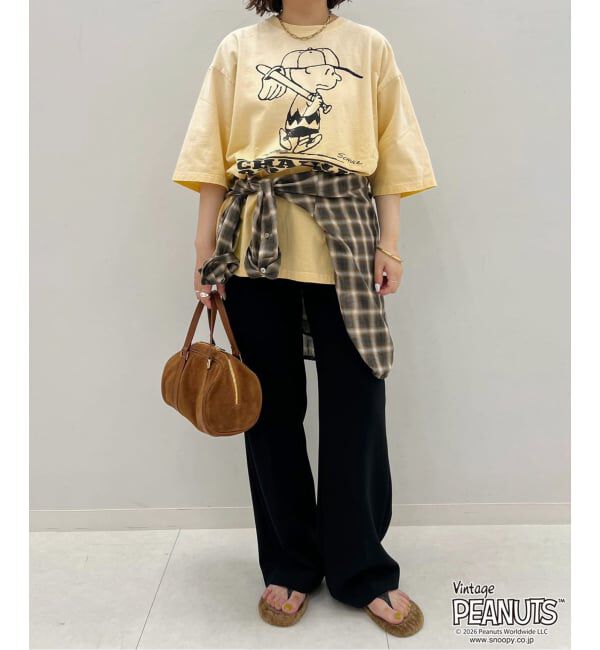 FRAMeWORK「JOHNBULL/ジョンブル PEANUTS CHARLIE BROWN TEE」|Tシャツ・カットソー|